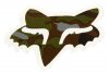 Fox Sticker Fox Head 5cm Camo